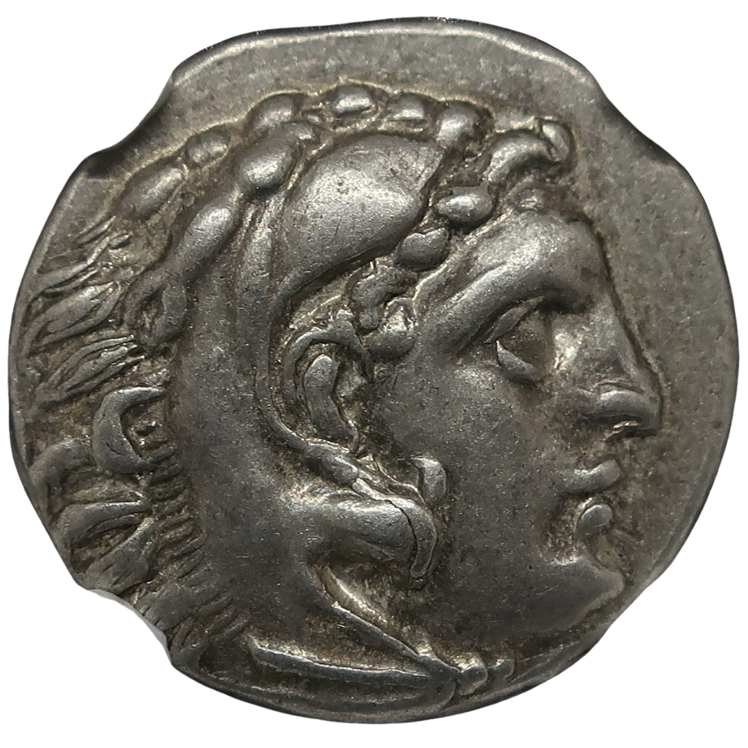 336-323 BC 古代マケドニア ドラクマ銀貨 アレキサンダー3世 ChXF5/5-5/5 NGC image1