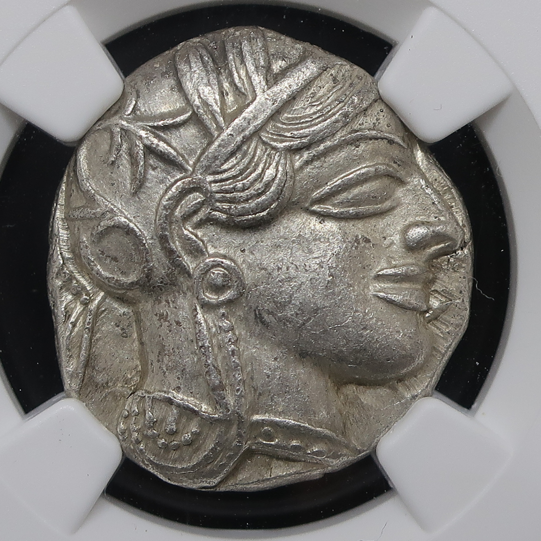440-404 BC 古代ギリシャ アッティカ アテネ テトラドラクマ銀貨 image10