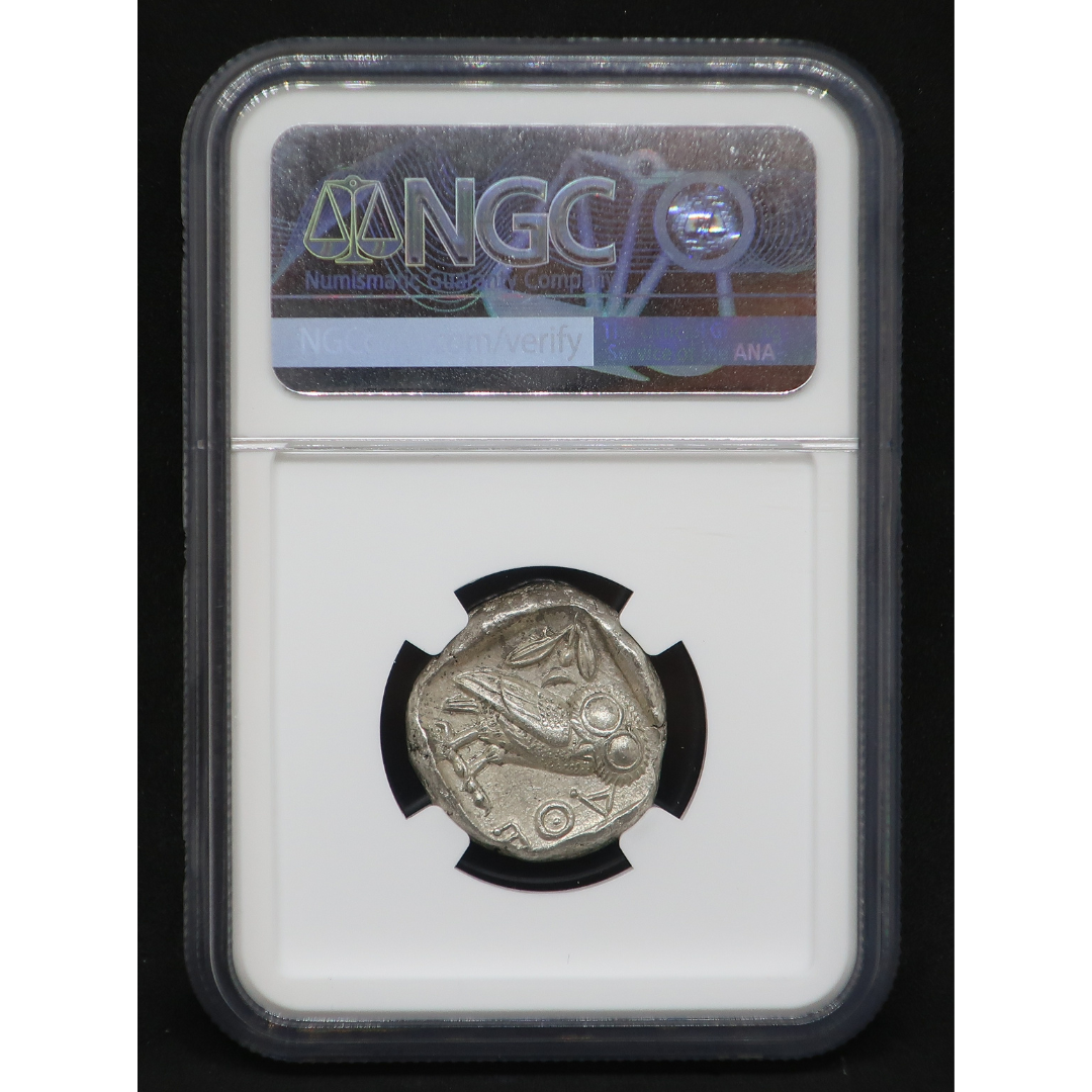 440-404 BC 古代ギリシャ アッティカ アテネ テトラドラクマ銀貨 image5