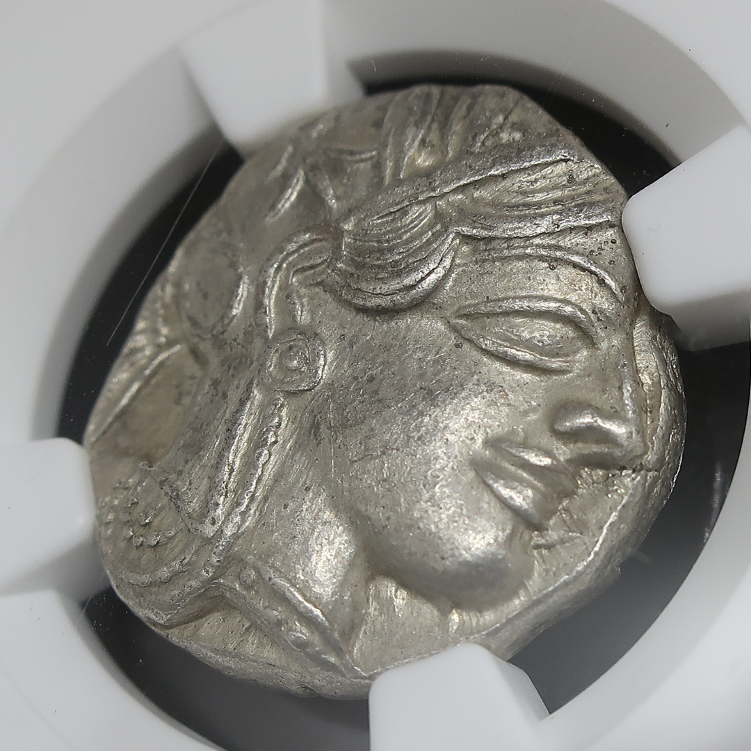 440-404 BC 古代ギリシャ アッティカ アテネ テトラドラクマ銀貨 image6