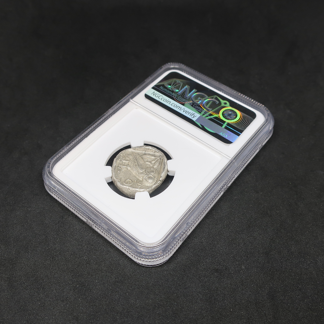 440-404 BC 古代ギリシャ アッティカ アテネ テトラドラクマ銀貨 image9