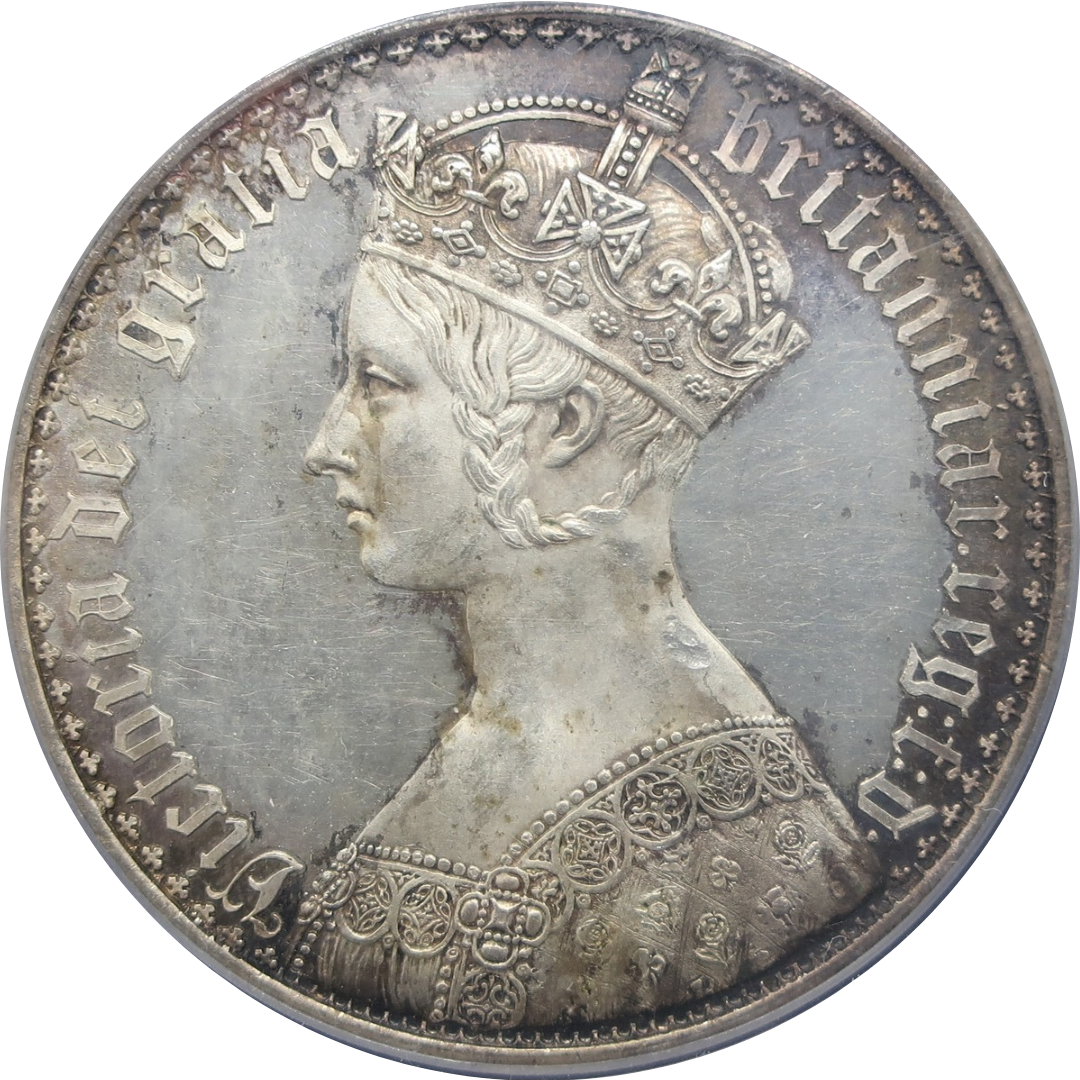 1847 イギリス ゴシッククラウン銀貨 ヴィクトリア女王 アンデシモ PR62 Cameo NGC – CoinBlessing(コインブレッシング)