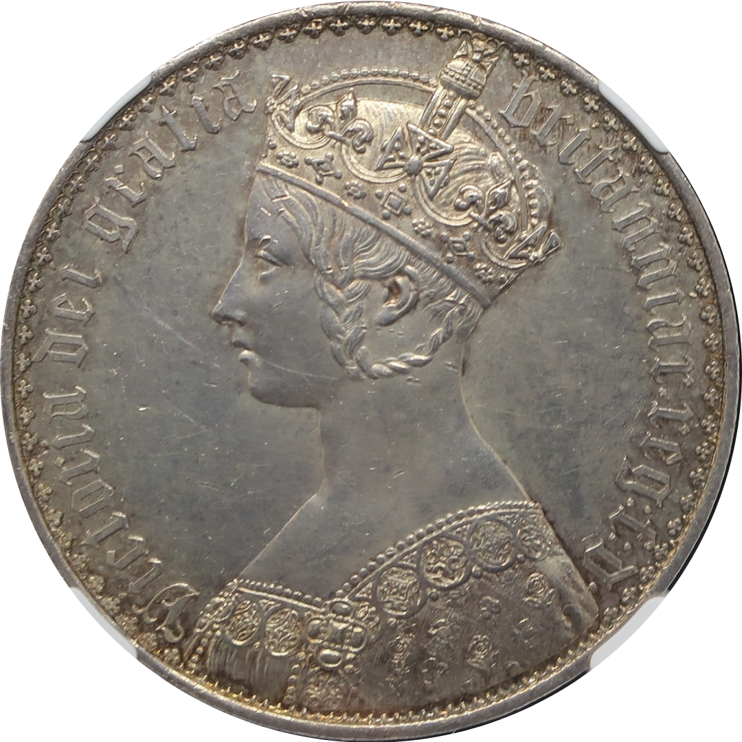 1847 イギリス ゴシッククラウン銀貨 ヴィクトリア女王 アンデシモ PF61 NGC – CoinBlessing(コインブレッシング)