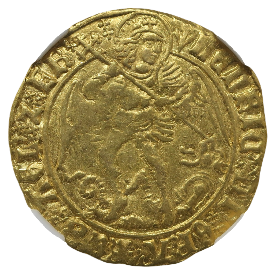 【ゴールドエンジェル】 1505-09 イギリス イングランド ヘンリー7世 エンジェル金貨 AU58 NGC - CoinBlessing(コインブレッシング)