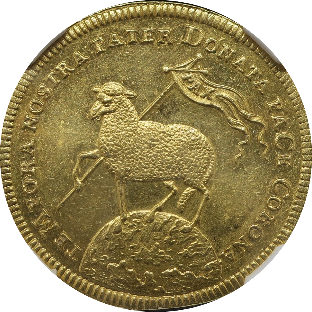 ラムダカット】1700 ドイツ ニュルンベルク 2ダカット金貨 神聖 ラムダカット】1700 ドイツ ニュルンベルク 2ダカット金貨 神聖