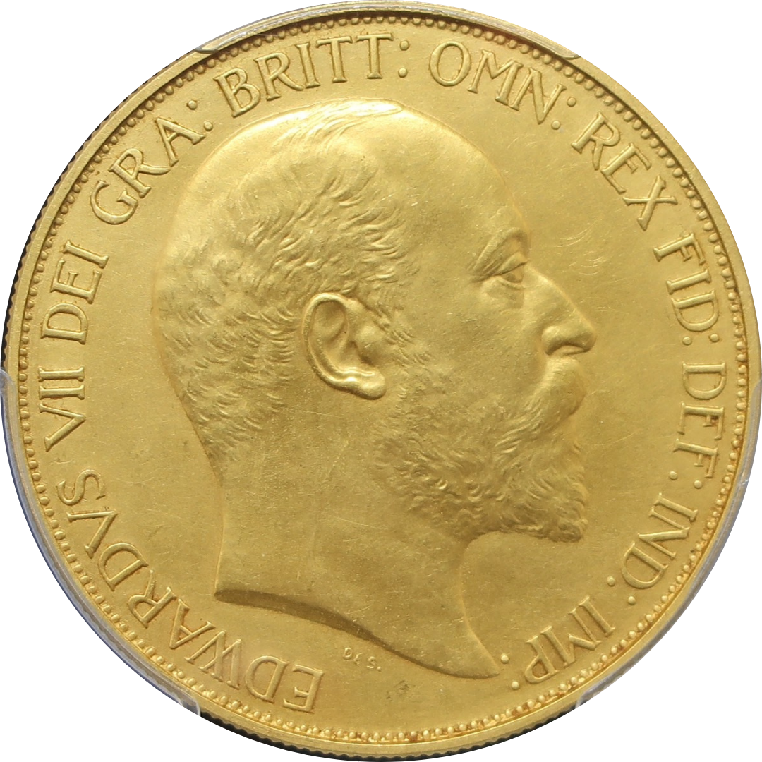 1902 イギリス 5ポンド金貨 エドワード7世 PF62 MATTE PCGS - CoinBlessing(コインブレッシング)