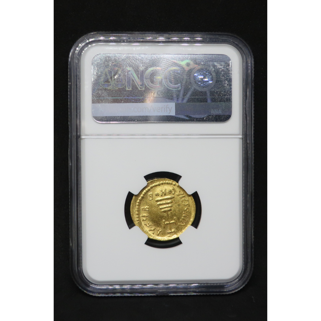 【ビザンチン】AD613-641 ビザンツ帝国 ソリダス金貨 MS5/5-4/5 NGC ヘラクリウス コンスタンティン