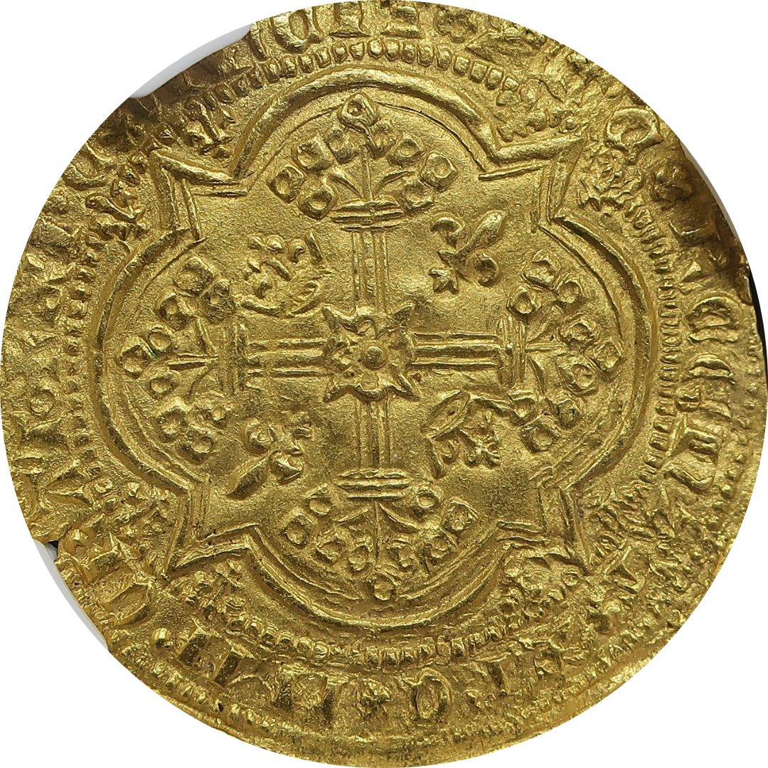 1364-1380 フランス フランカピエ金貨 MS63 NGC シャルル5世 image2