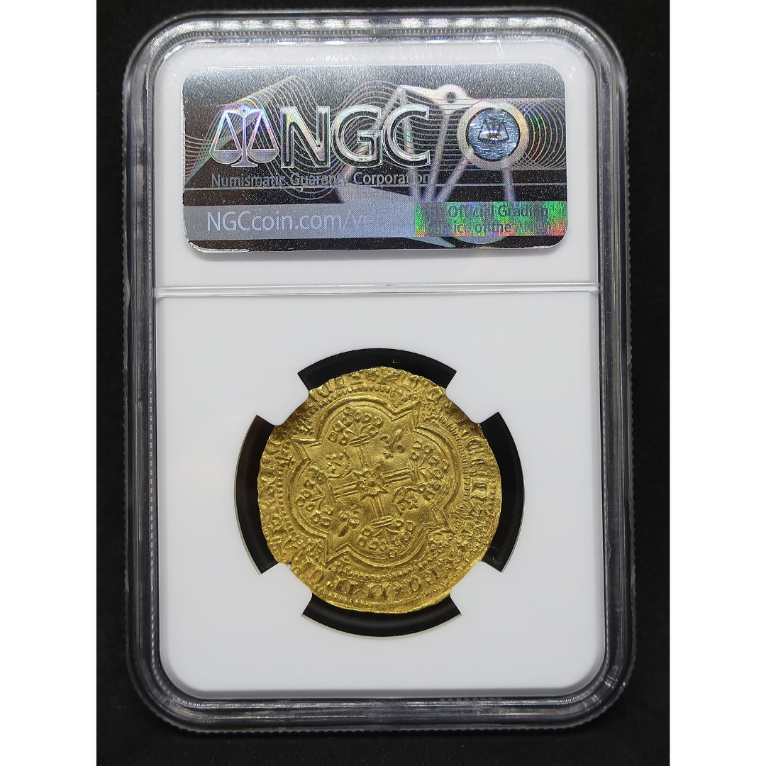 1364-1380 フランス フランカピエ金貨 MS63 NGC シャルル5世 image5