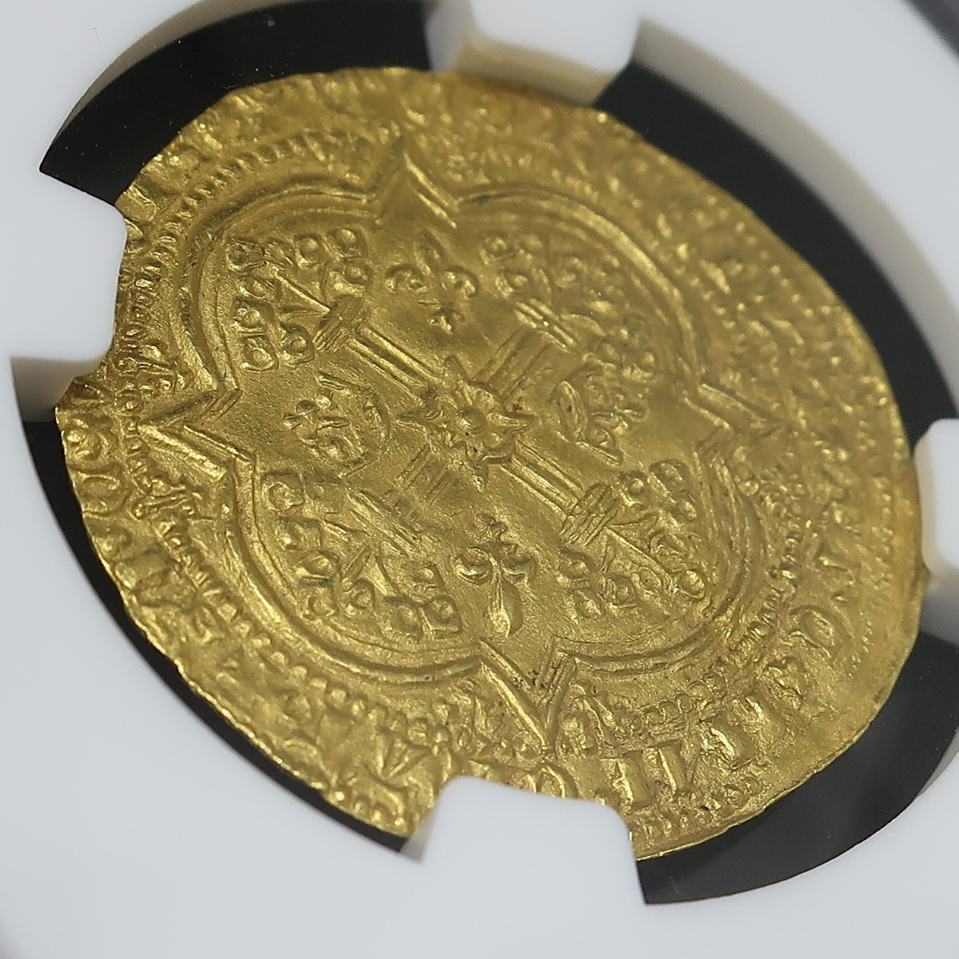 1364-1380 フランス フランカピエ金貨 MS63 NGC シャルル5世 image7