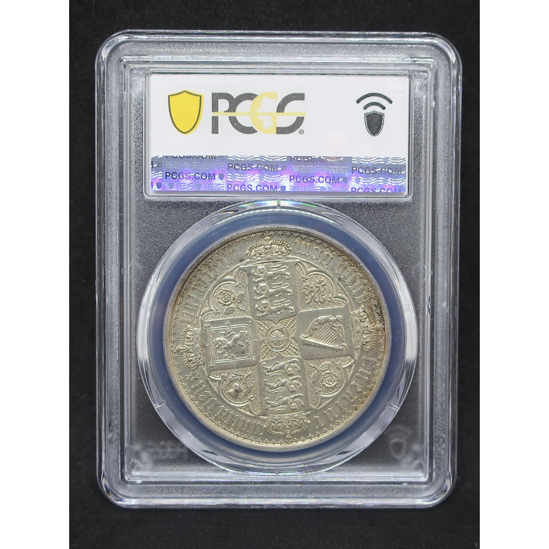 1847 イギリス ゴシッククラウン銀貨 ヴィクトリア女王 アンデシモ PR62 PCGS
