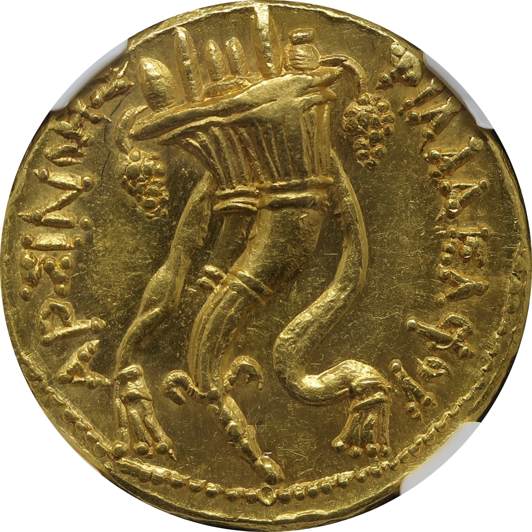 270/68BC プトレマイオス朝 オクタドラクマ金貨 アルシノエ2世 ChAU NGC - CoinBlessing(コインブレッシング)