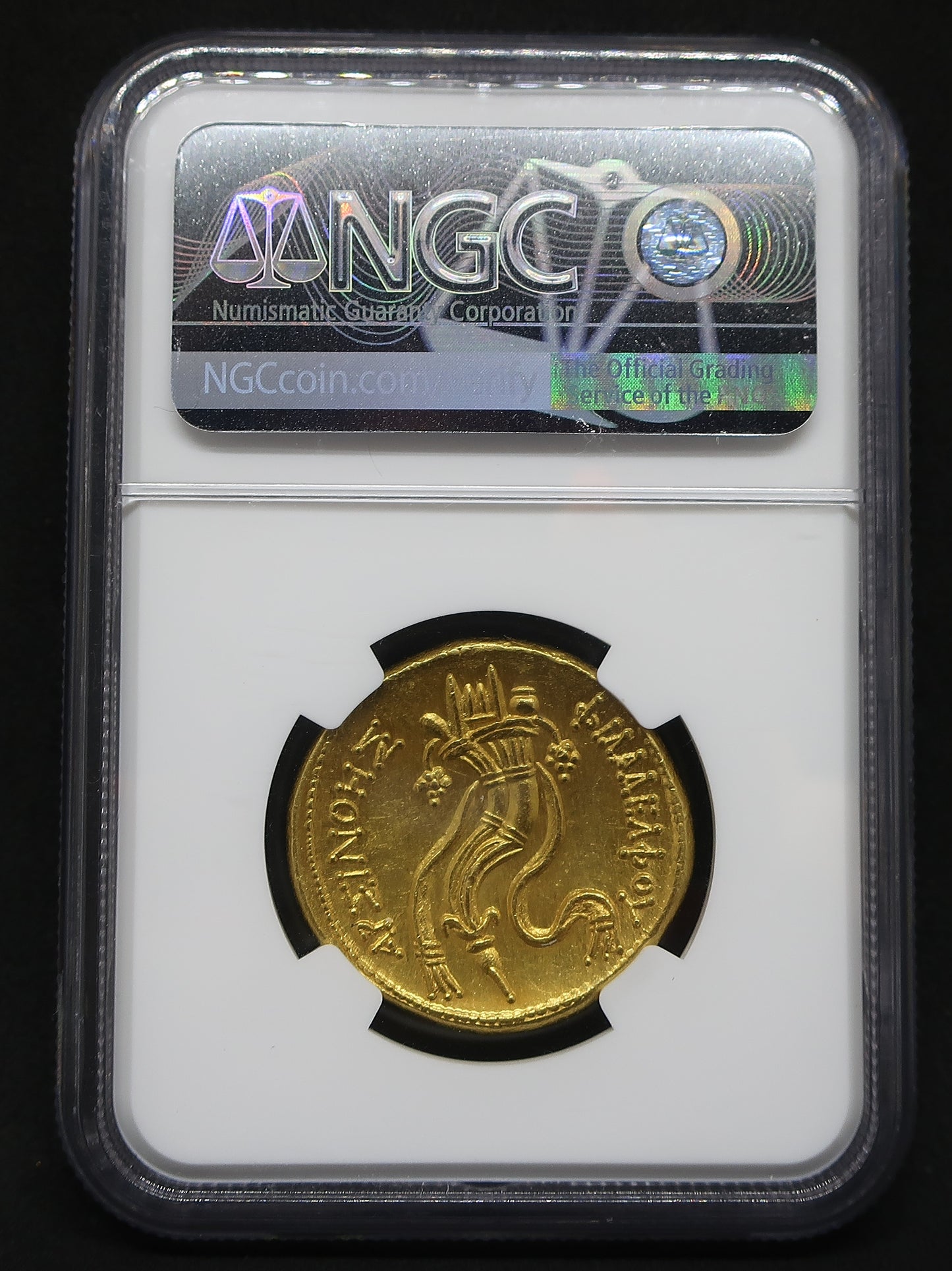 270/68BC プトレマイオス朝 オクタドラクマ金貨 アルシノエ2世 image5