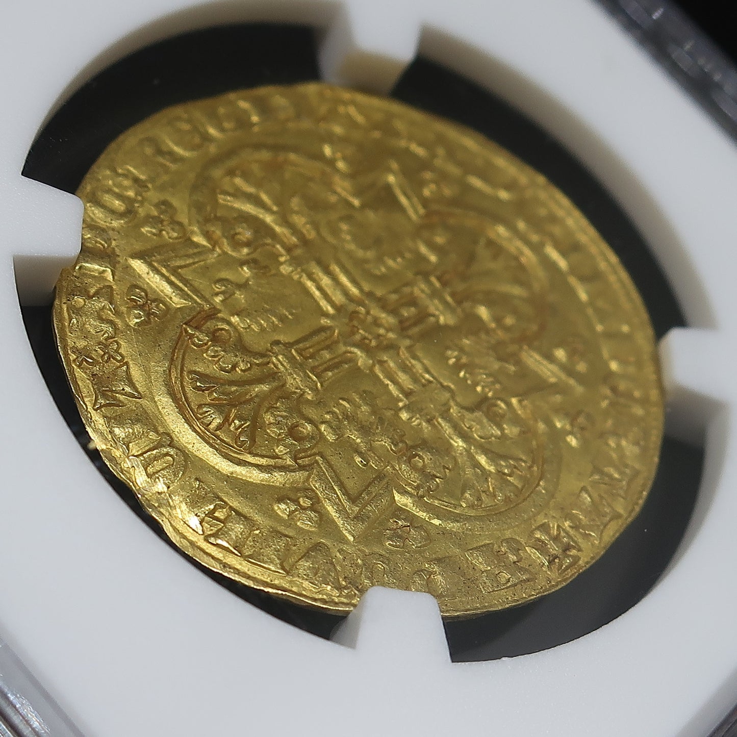 【神の子羊】1346-1384 ベルギー ルイ・デ・マーレ ムートンドール金貨 MS63 NGC