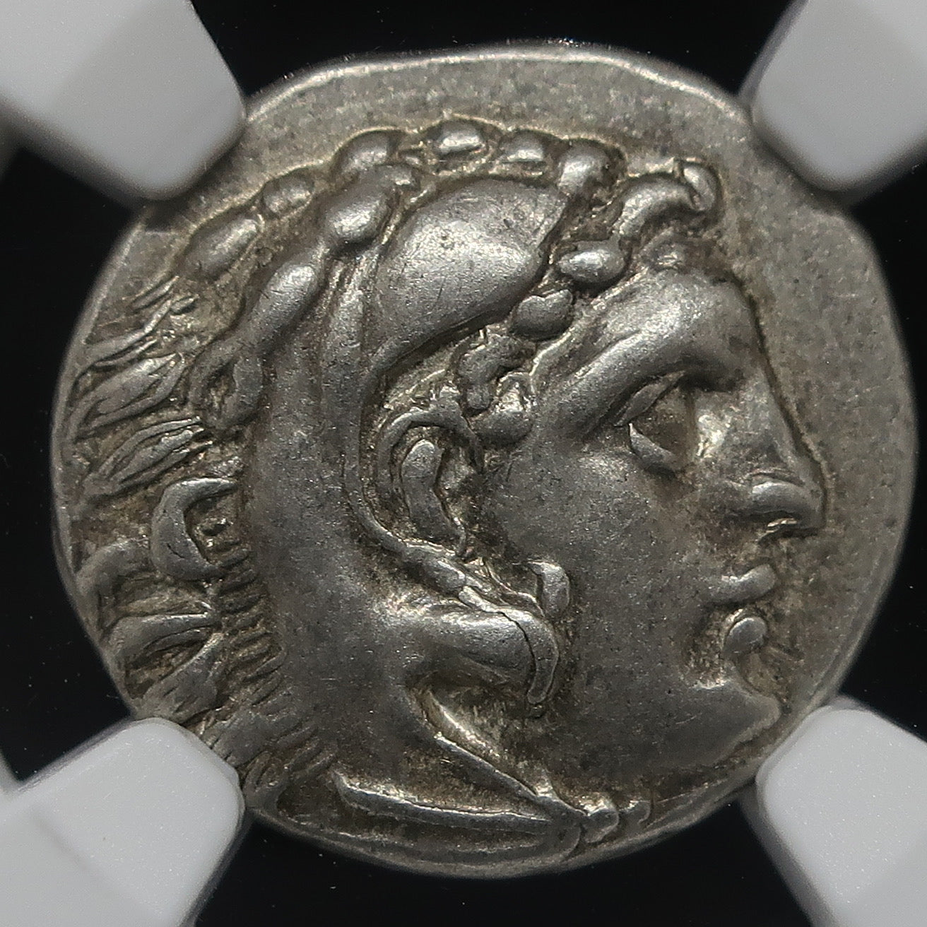 336-323 BC 古代マケドニア ドラクマ銀貨 アレキサンダー3世 ChXF5/5-5/5 NGC image11