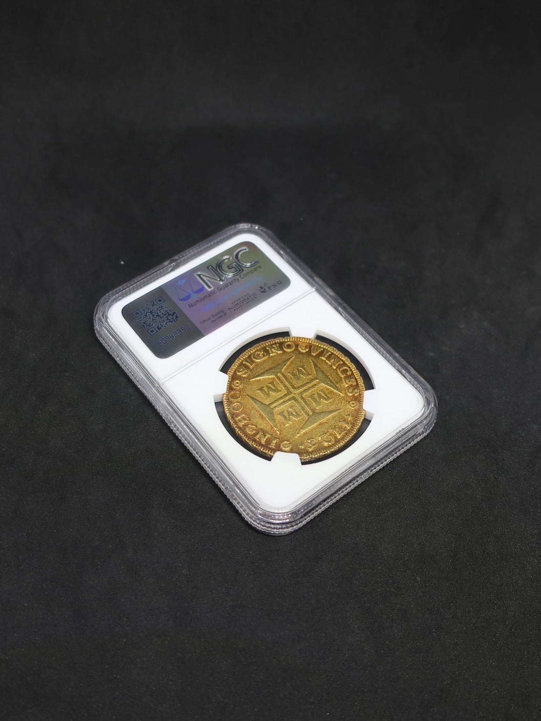 【超大型金貨!】1725M ブラジル 20000レイス 超大型金貨 MS62 NGC
