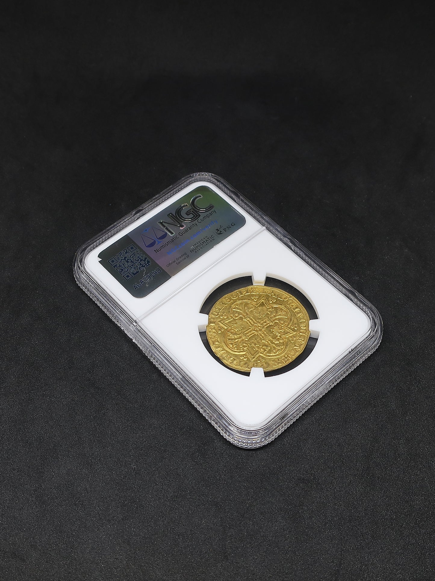 【神の子羊】1346-1384 ベルギー ルイ・デ・マーレ ムートンドール金貨 MS63 NGC