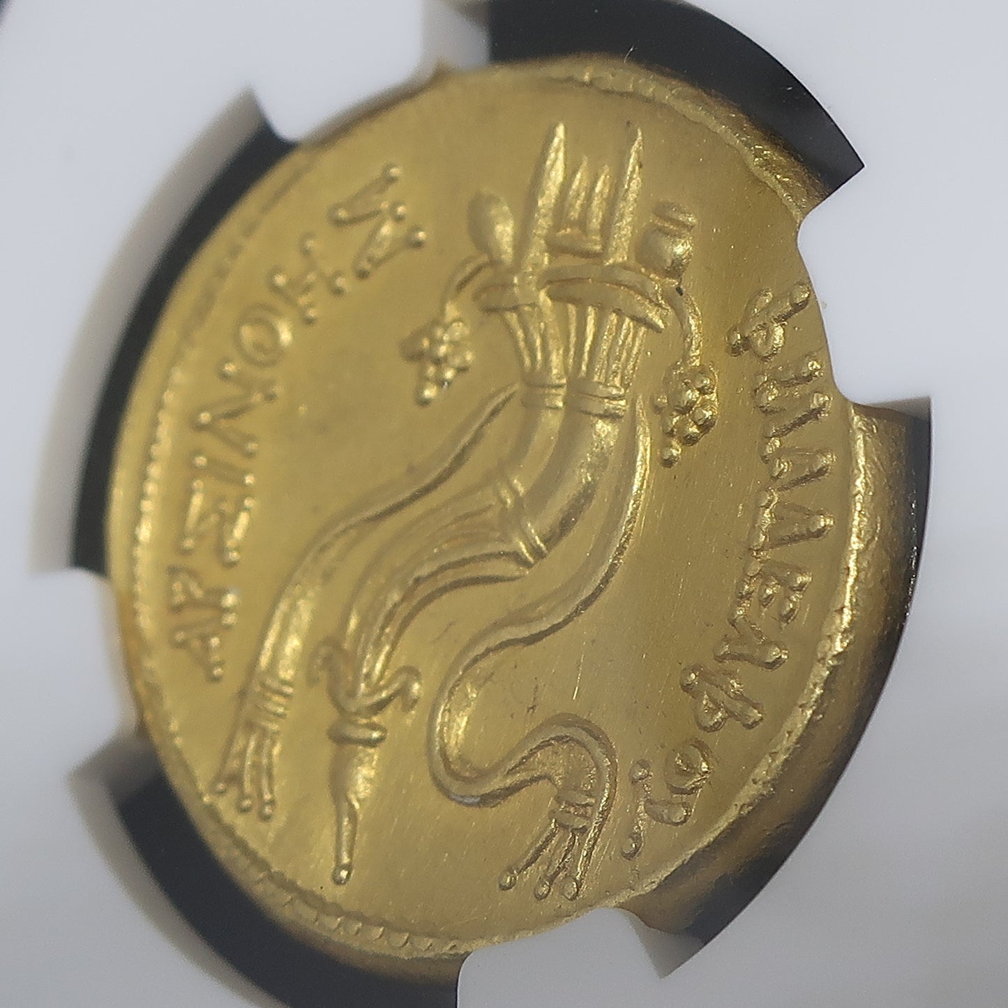 270/68BC プトレマイオス朝 オクタドラクマ金貨 アルシノエ2世 image11