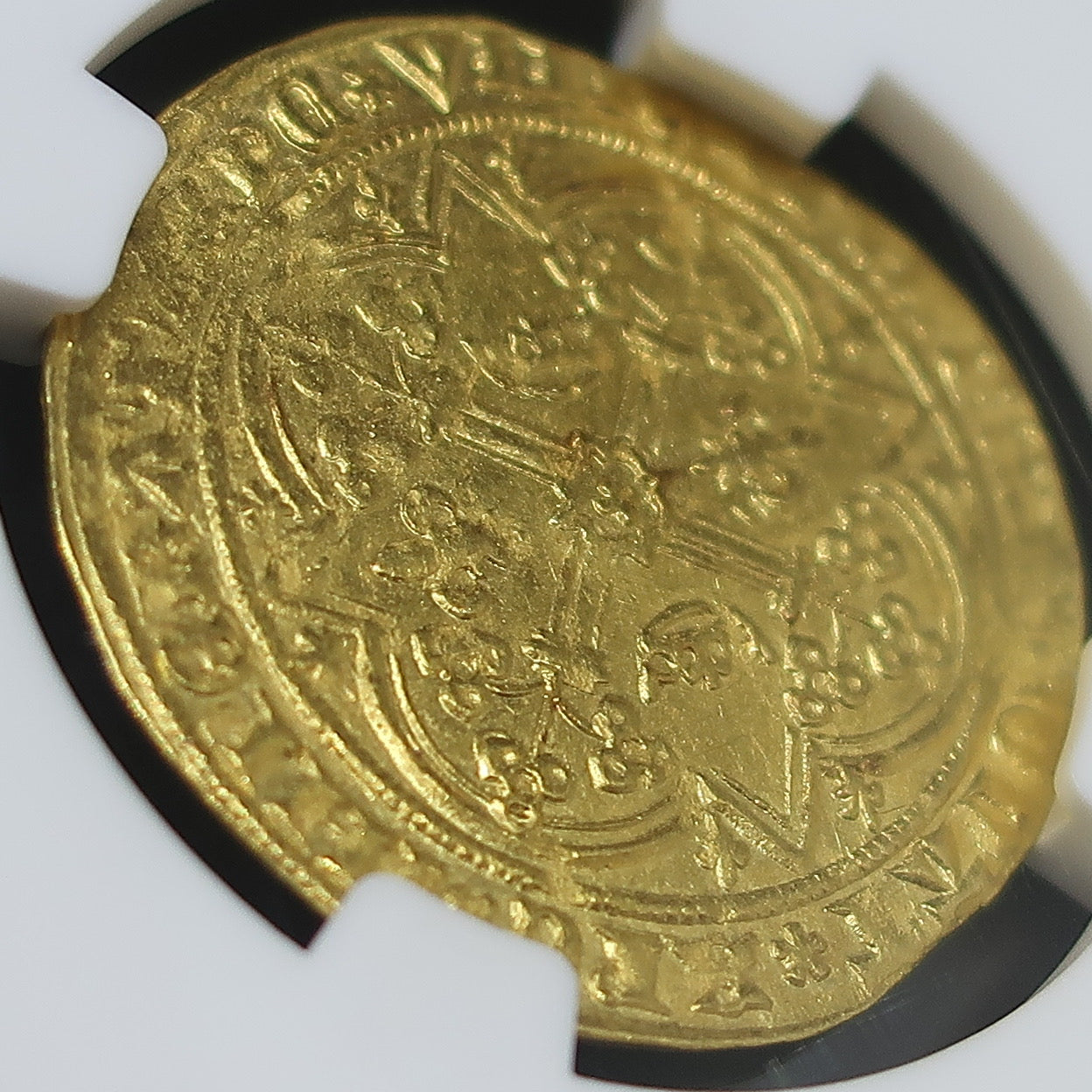 【賢明王】1364-1380 フランス フランカ・ピエ金貨 MS63 NGC シャルル5世 百年戦争