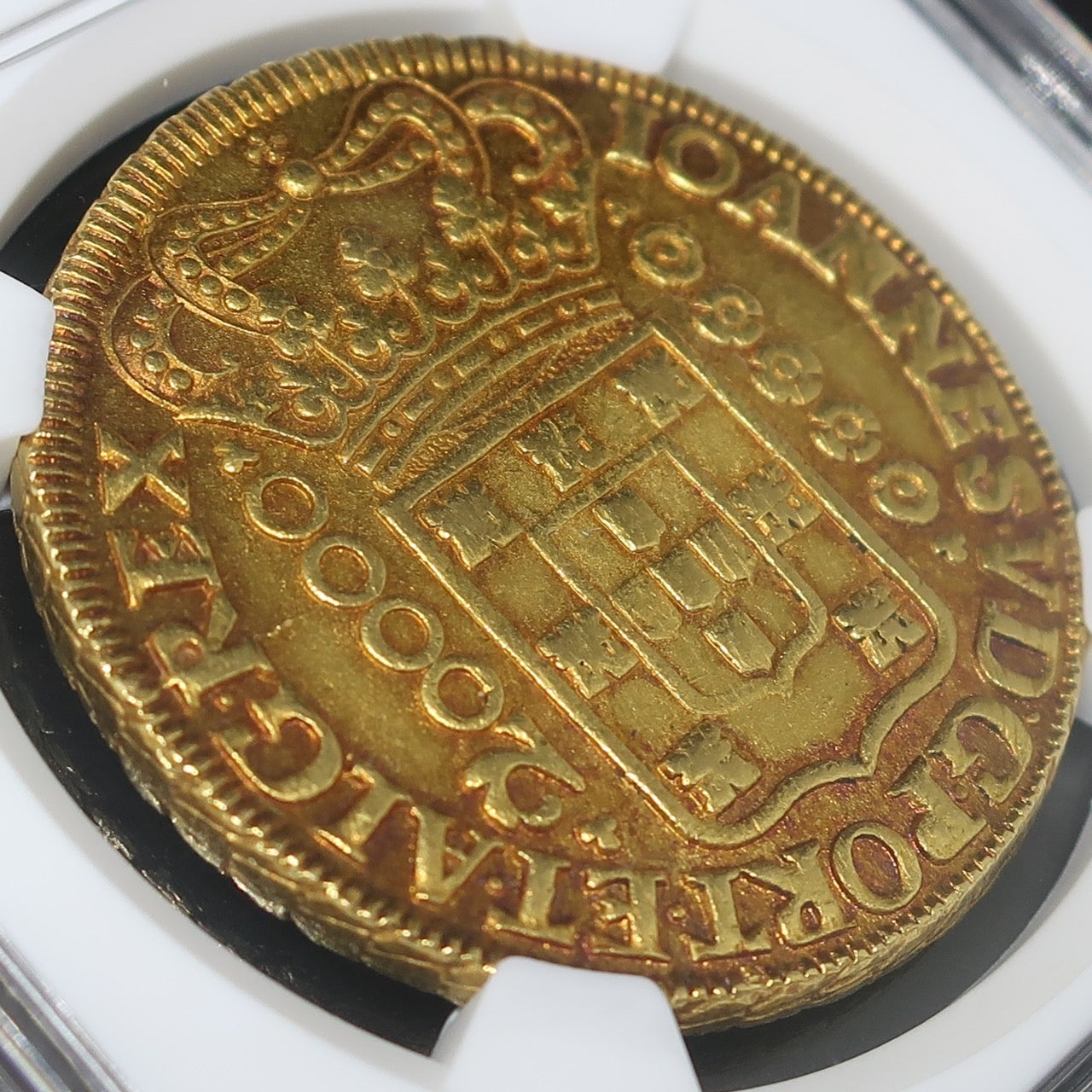 【超大型金貨!】1725M ブラジル 20000レイス 超大型金貨 MS62 NGC - CoinBlessing(コインブレッシング)