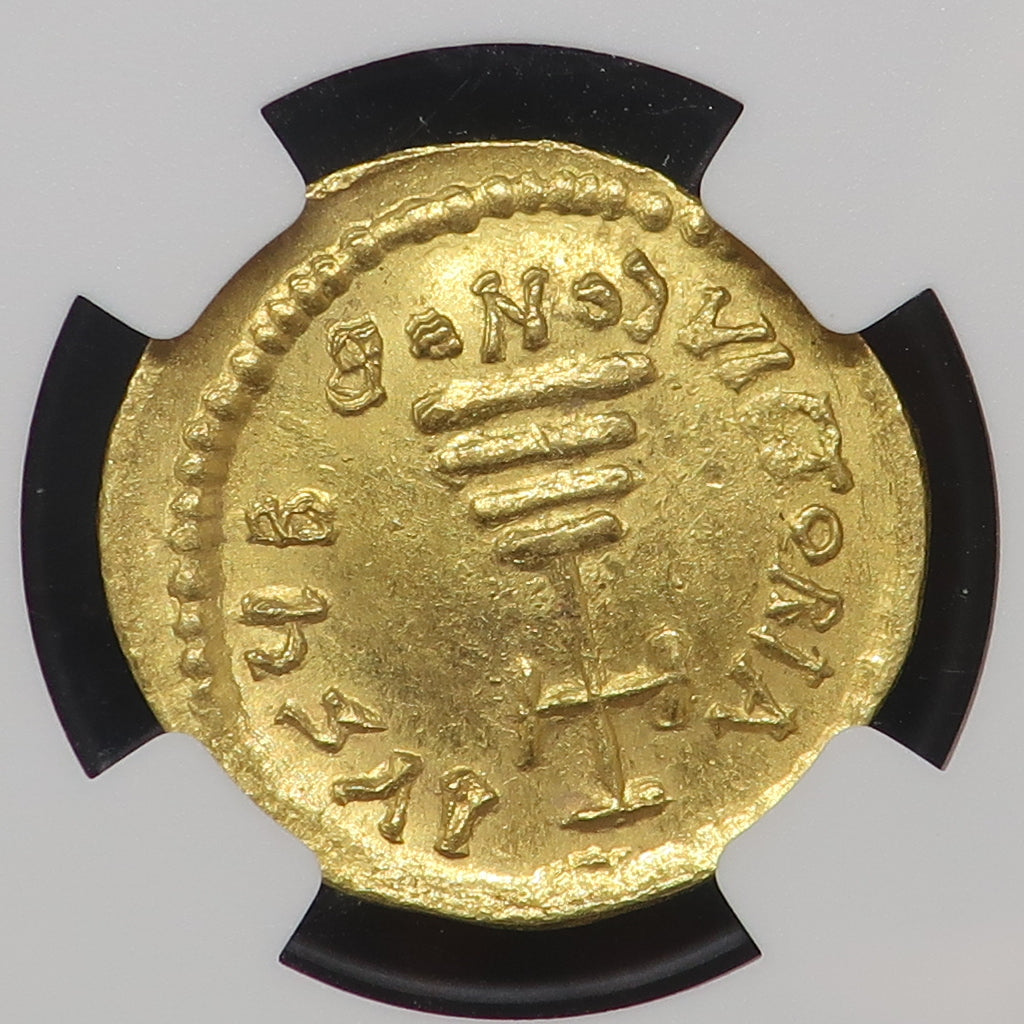 【ビザンチン】AD613-641 ビザンツ帝国 ソリダス金貨 MS5/5-4/5 NGC ヘラクリウス コンスタンティン