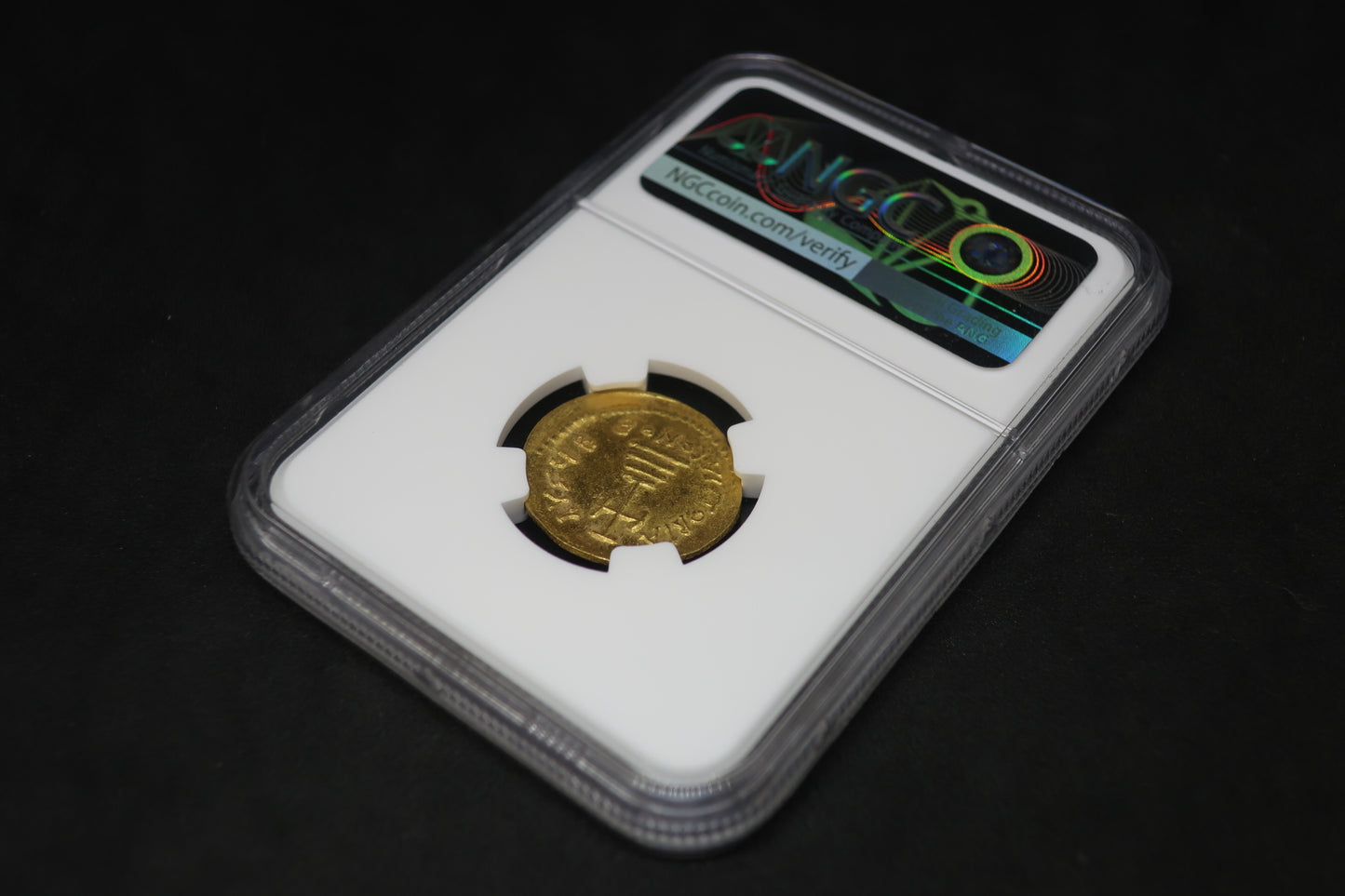 【ビザンチン】AD613-641 ビザンツ帝国 ソリダス金貨 MS5/5-4/5 NGC ヘラクリウス コンスタンティン
