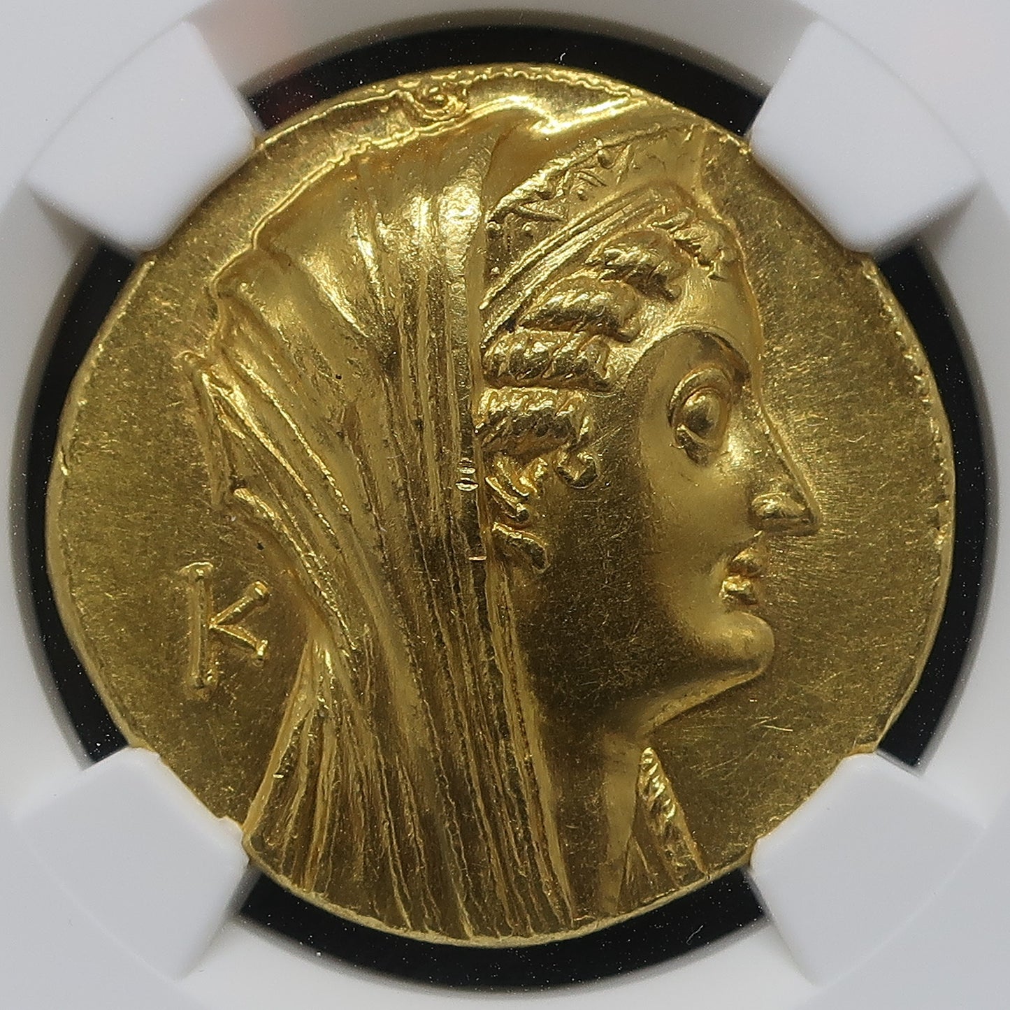 270/68BC プトレマイオス朝 オクタドラクマ金貨 アルシノエ2世 image6