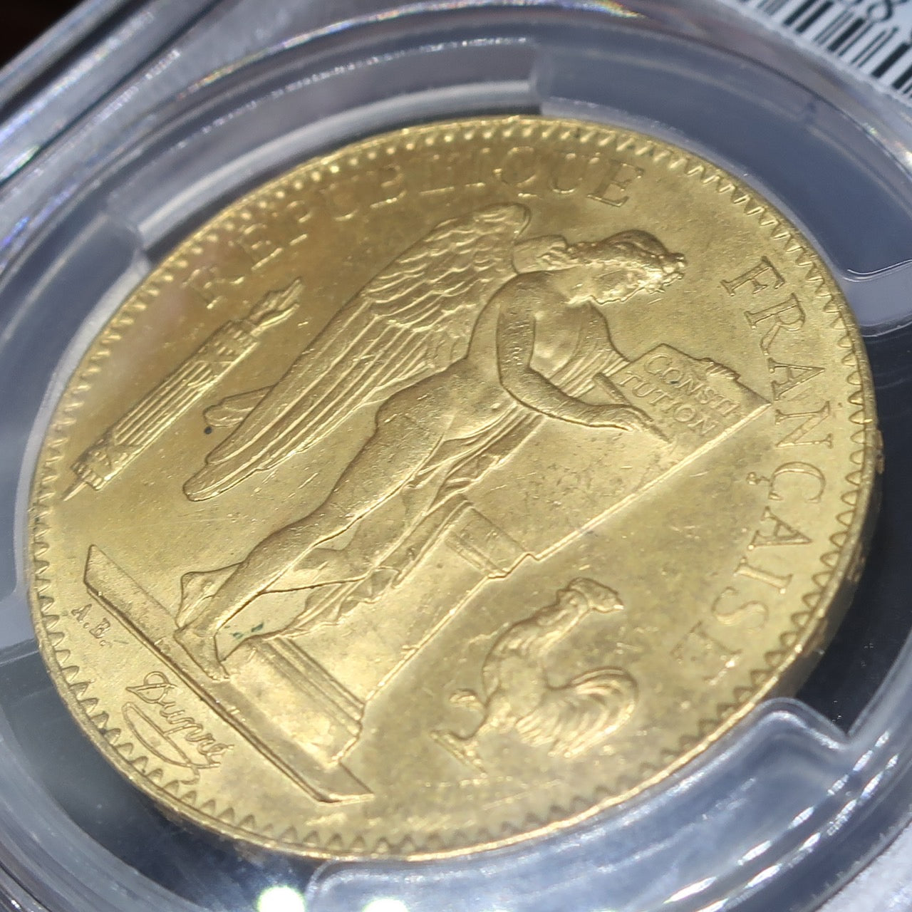 【幸運を運ぶ守護天使】1886A フランス 100フラン金貨 エンジェル金貨 MS64 PCGS - CoinBlessing(コインブレッシング)
