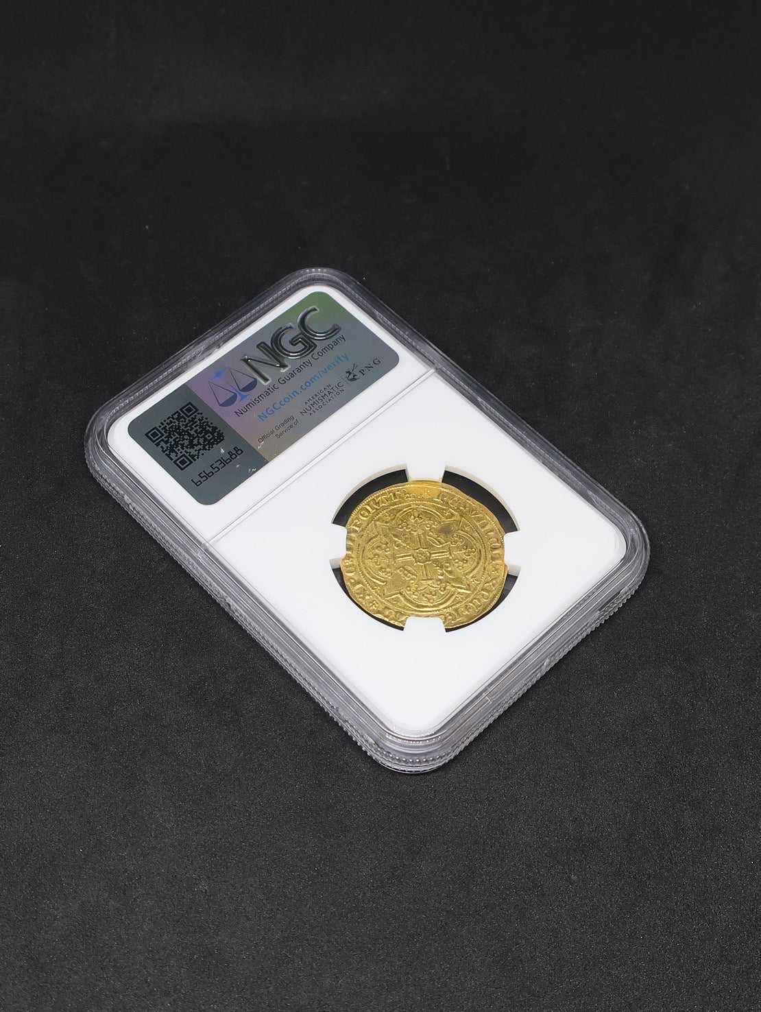 【賢明王】1364-1380 フランス フランカ・ピエ金貨 MS63 NGC シャルル5世 百年戦争 - CoinBlessing(コインブレッシング)