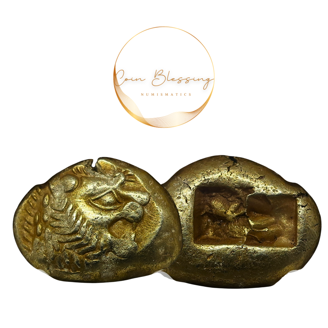 【期間限定】610-546BC リディア帝国 1/3スタテル金貨 エレクトラム ChXF 4/5-4/5 NGC - CoinBlessing(コインブレッシング)