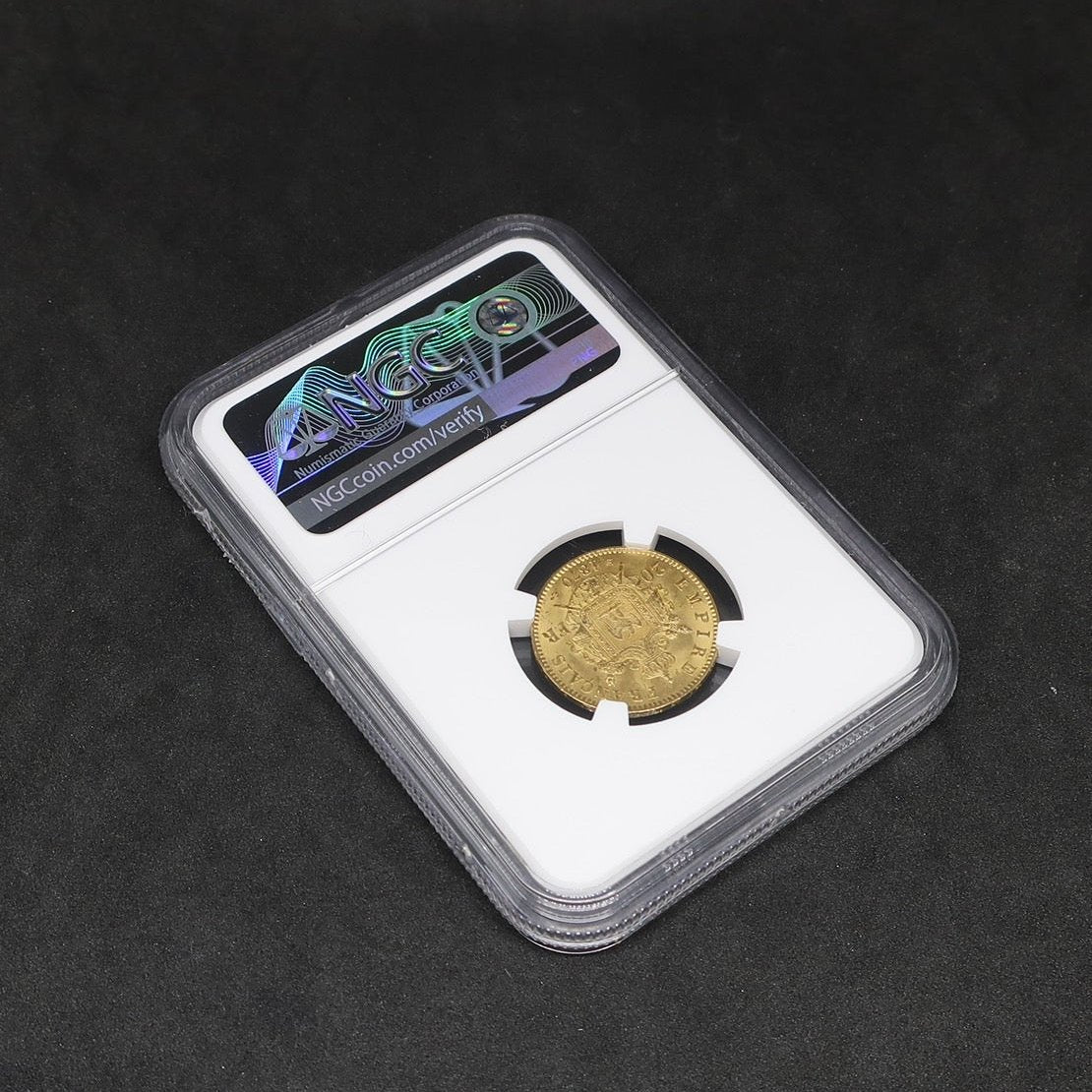 1870BB フランス 20フラン金貨 ナポレオン3世 有冠 MS63 NGC - CoinBlessing(コインブレッシング)