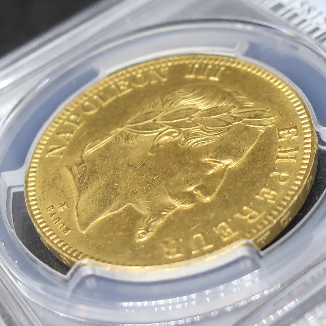 1869A フランス 100フラン金貨 ナポレオン3世 MS62 PCGS - CoinBlessing(コインブレッシング)