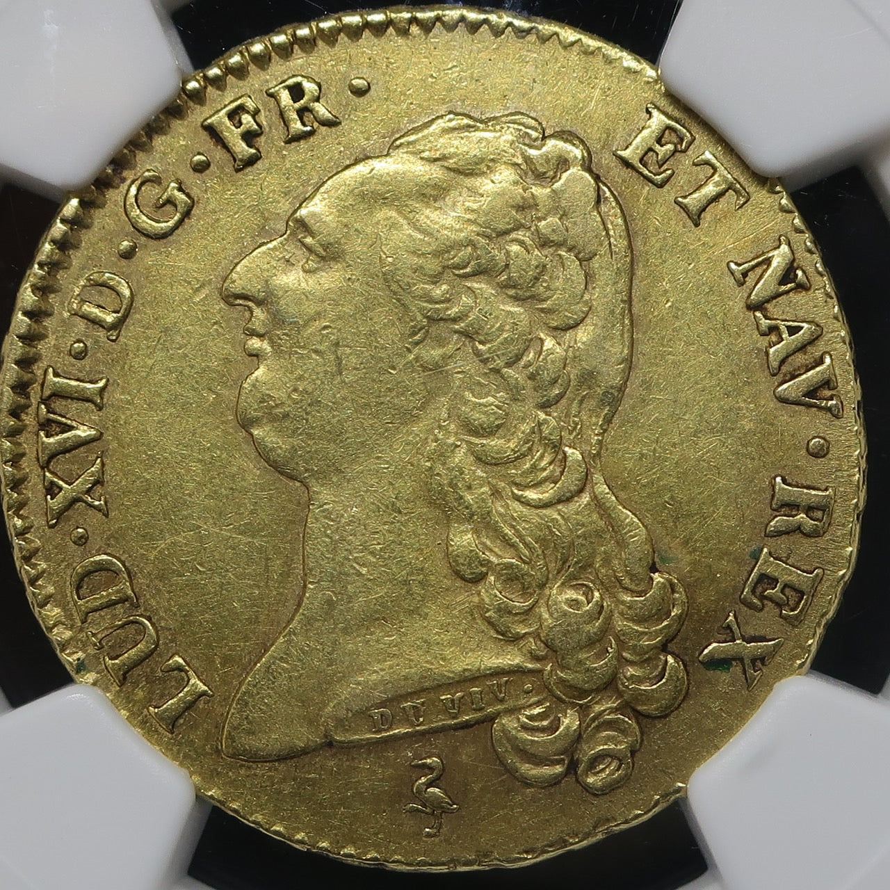 1786A フランス 2ルイドール 金貨 AU Details NGC