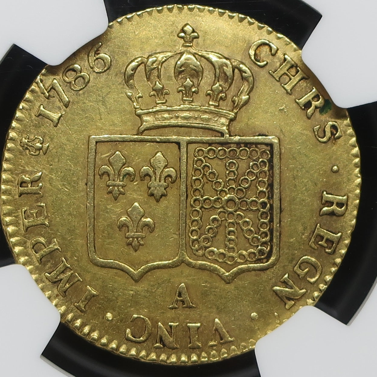 1786A フランス 2ルイドール 金貨 AU Details NGC