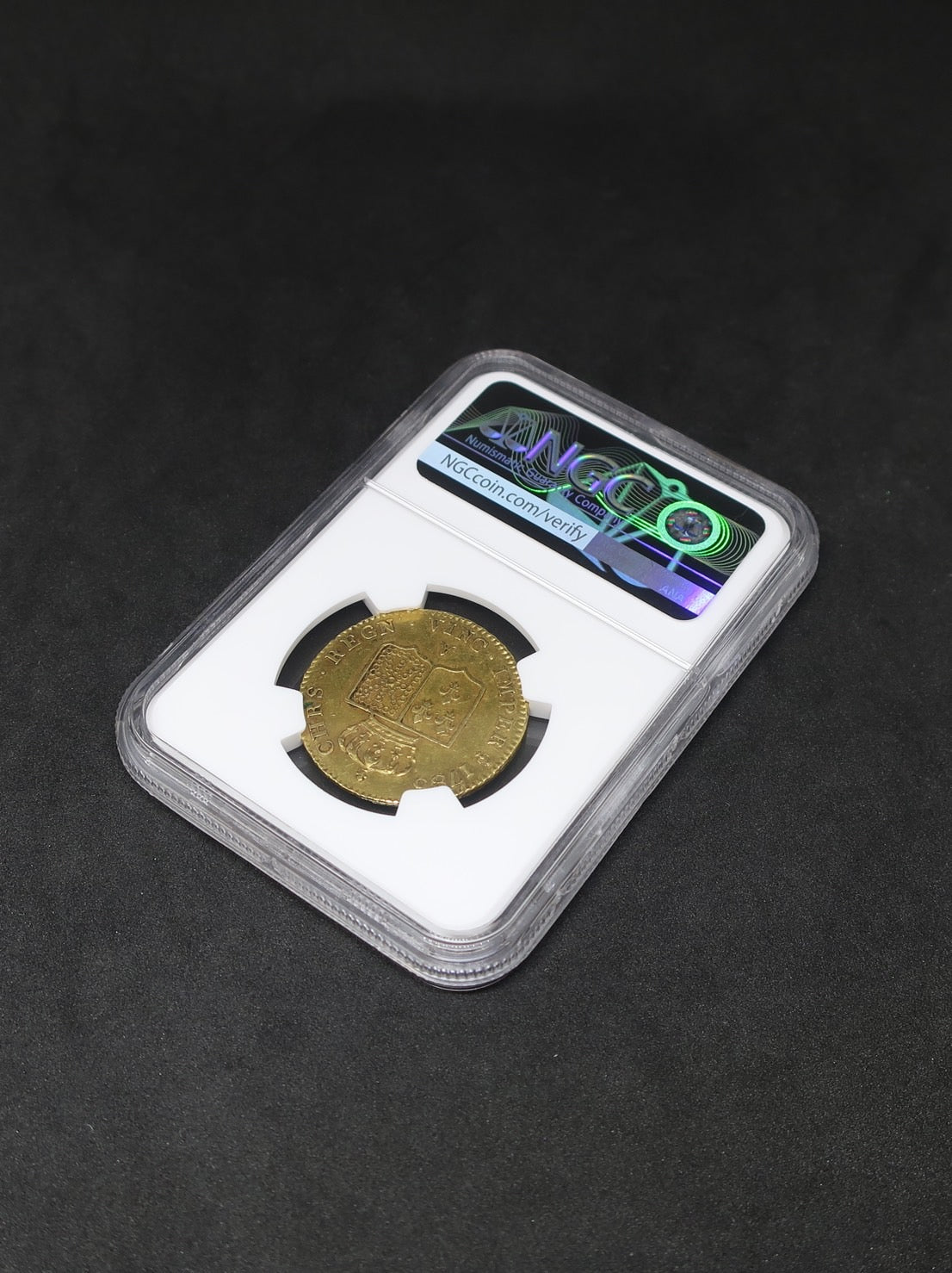 1786A フランス 2ルイドール 金貨 AU Details NGC
