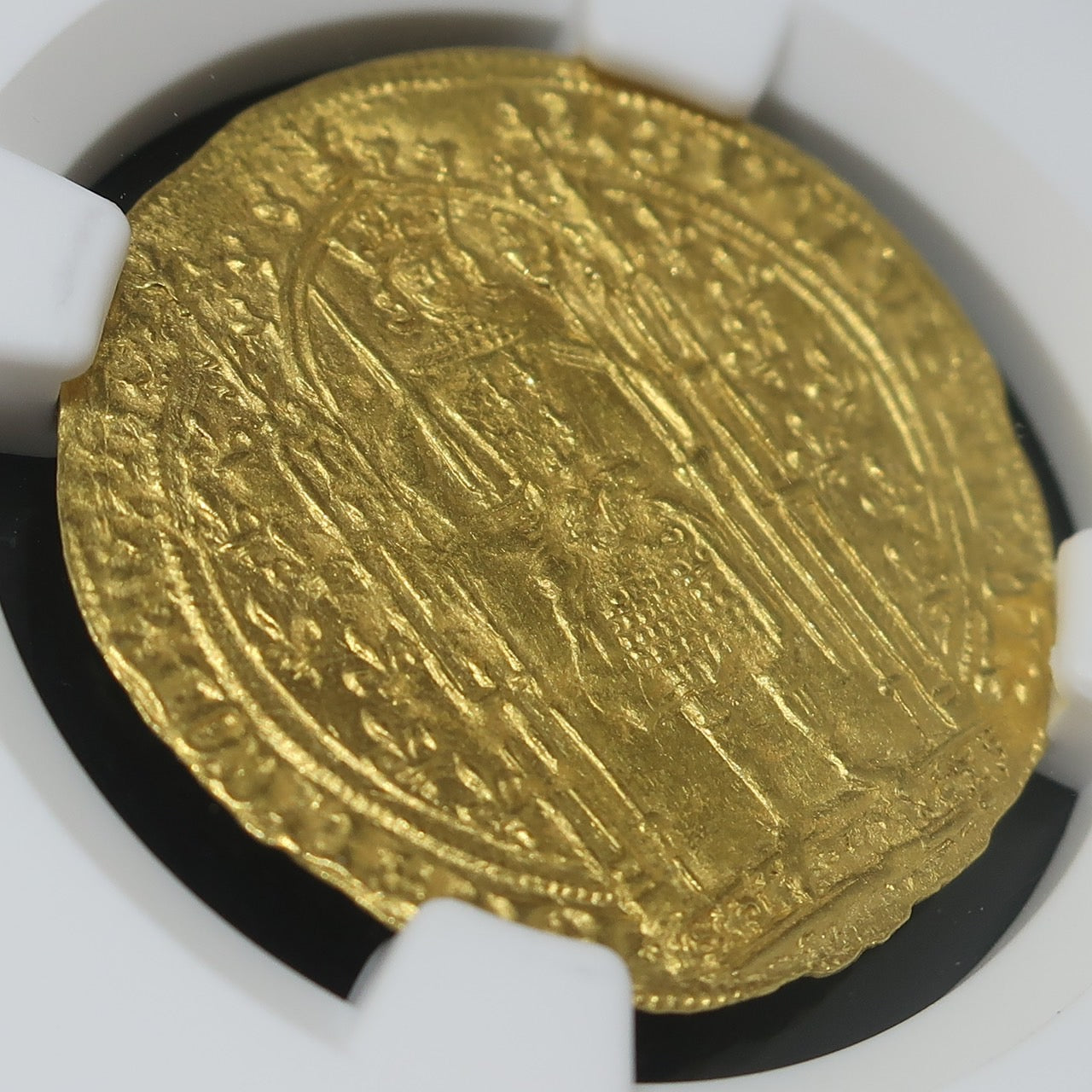 【賢明王】1364-1380 フランス フランカ・ピエ金貨 MS64 NGC シャルル5世 百年戦争 - CoinBlessing(コインブレッシング)