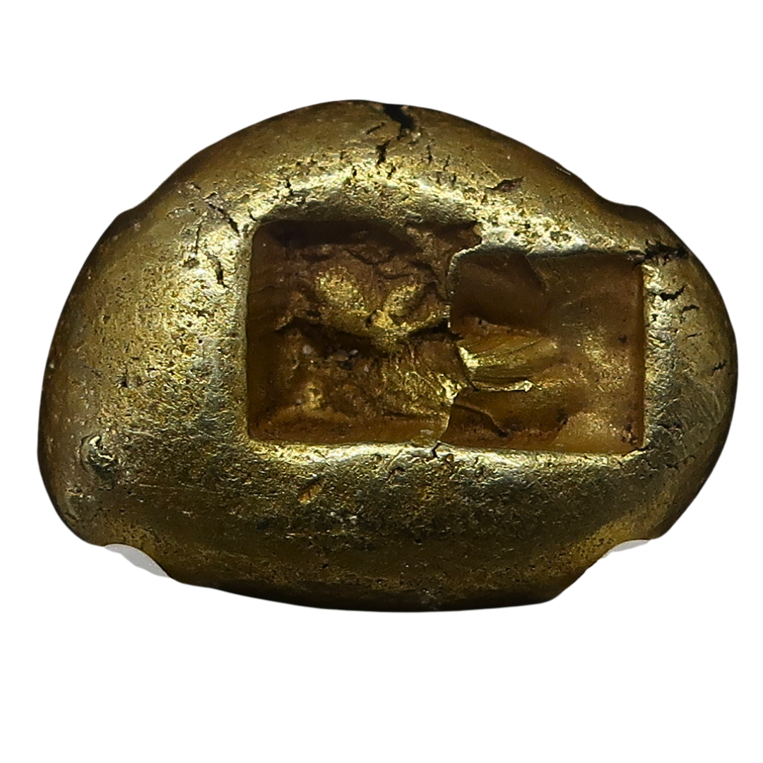 【期間限定】610-546BC リディア帝国 1/3スタテル金貨 エレクトラム ChXF 4/5-4/5 NGC - CoinBlessing(コインブレッシング)