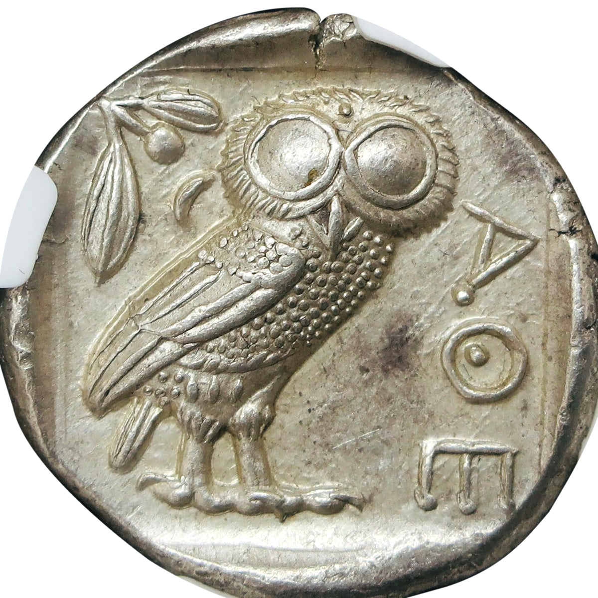 古代ギリシャ アッティカ アテネ テトラドラクマ銀貨 BC440-404 MS5/5-4/5 NGC - CoinBlessing