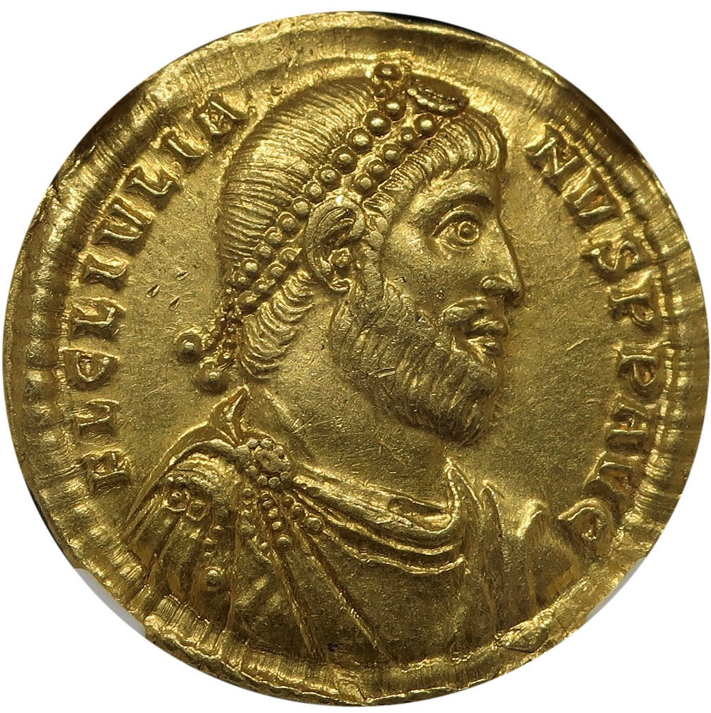 西ローマ帝国 VALENTIANUS I世（364-375)ソリドス金貨 レア（希少 