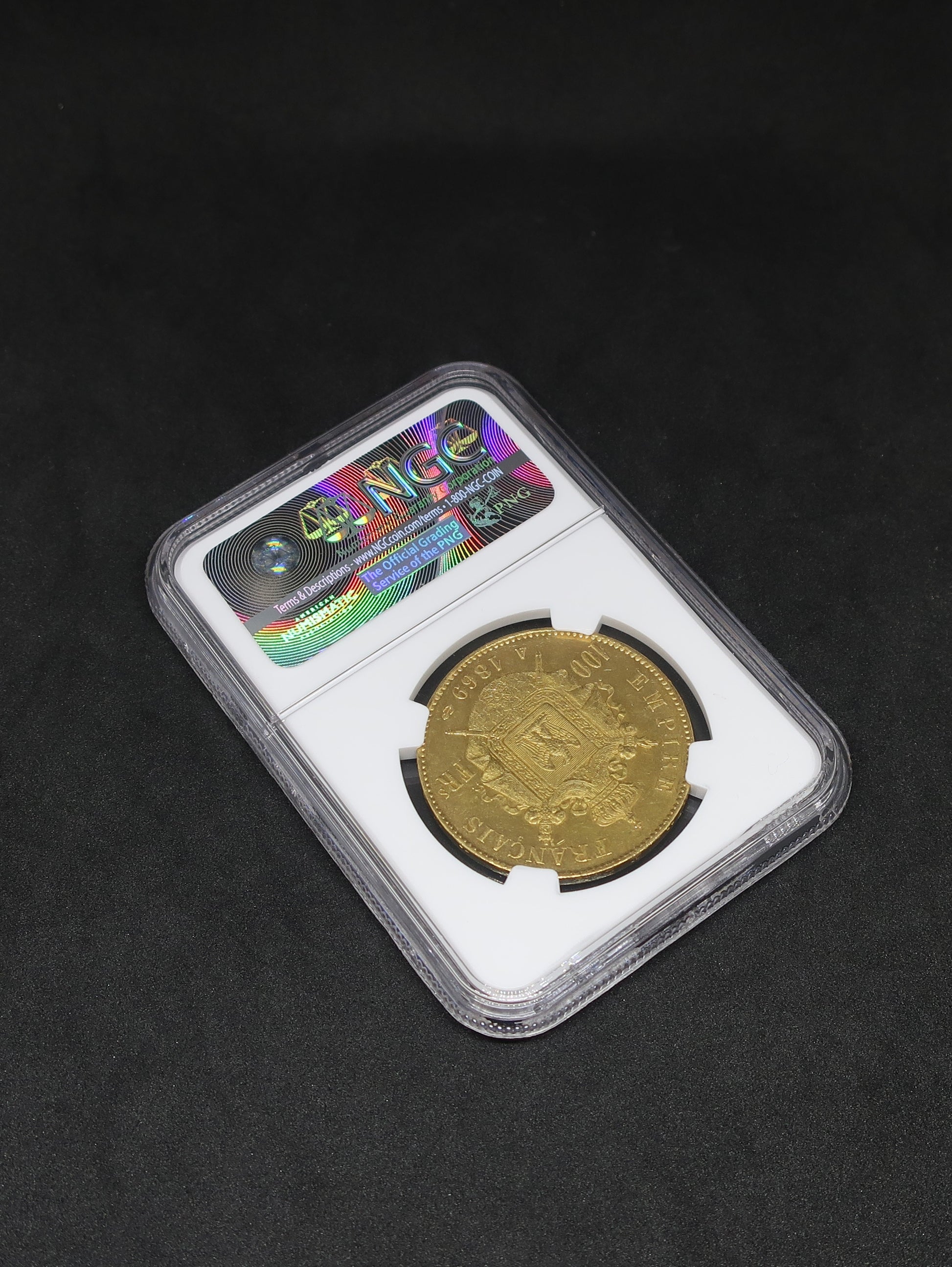 フランス 皇帝ナポレオン3世 1869A 100フラン金貨 MS62 NGC - CoinBlessing