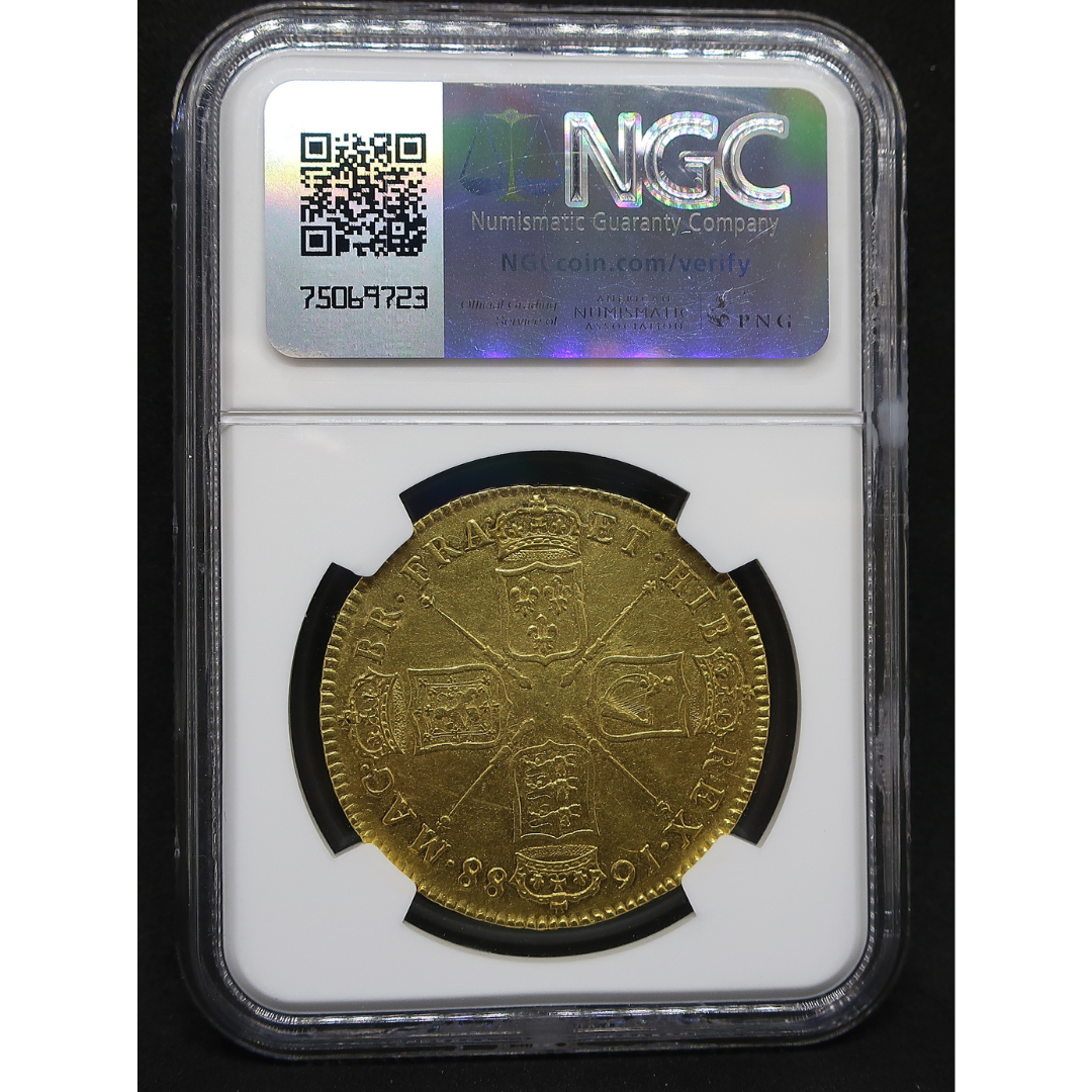 NGC スラブ 裏面 — ホログラム認証面
