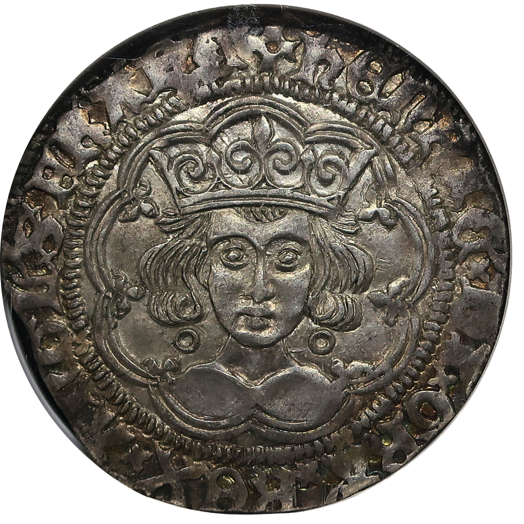 1422-1427 イギリス 4ペンス グロート銀貨 ヘンリー6世 MS63 NGC - CoinBlessing(コインブレッシング)