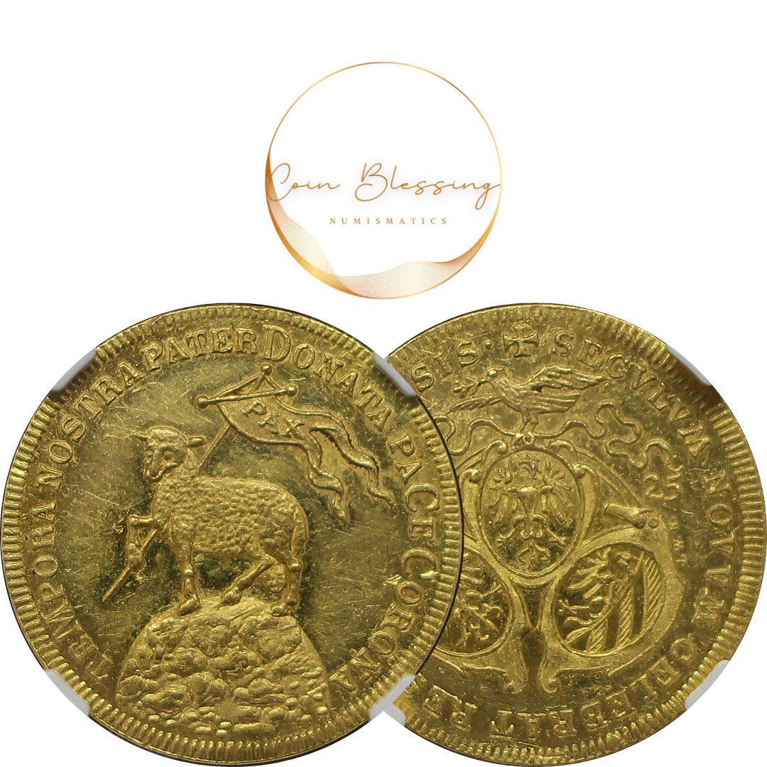 1925 ドイツ ニュルンベルク ダカット金貨 MS60 NGC ラムダカット金貨 - CoinBlessing(コインブレッシング)