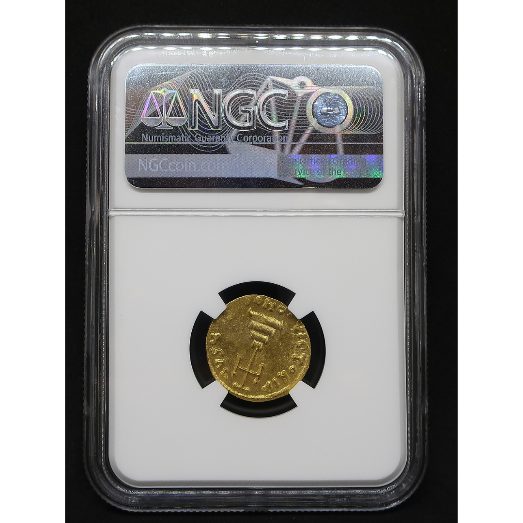 AD698-705 ビザンツ帝国 ソリダス金貨 ティベリウス3世 コンスタンティン MS4/5-3/5 NGC鑑定済み image5