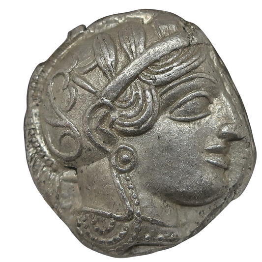 440-404 BC 古代ギリシャ アッティカ アテネ テトラドラクマ銀貨 NGC image1