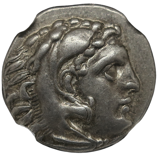 336-323 BC 古代マケドニア ドラクマ銀貨 アレキサンダー3世 ChXF5/5-5/5 NGC image1