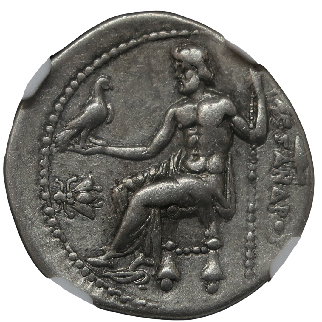 336-323 BC 古代マケドニア ドラクマ銀貨 アレキサンダー3世 ChVF4/5-4/5 NGC鑑定済み 画像2