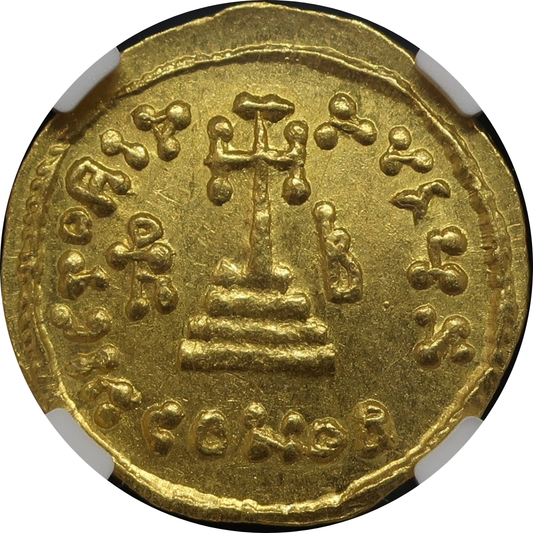 NGC ヘラクリウス コンスタンティノス ビザンチン帝国 金貨 古代 楽天市場】NGC鑑定 AU ビザンツ帝国（東ローマ帝国） ヘラクレイオス