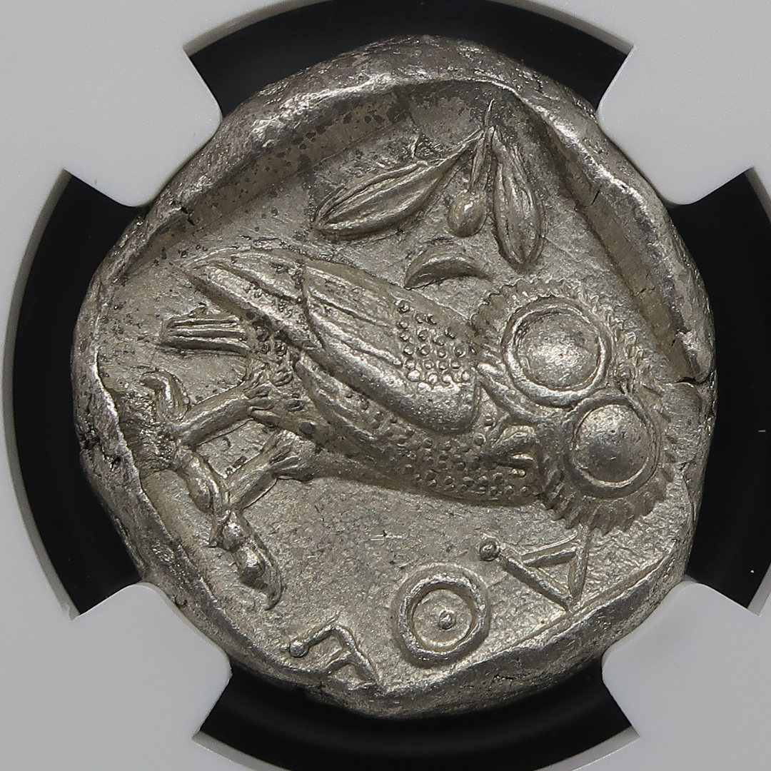 440-404 BC 古代ギリシャ アッティカ アテネ テトラドラクマ銀貨 image11