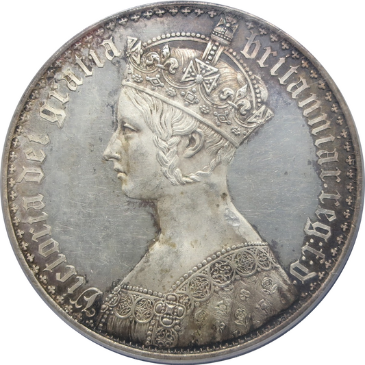 1847 イギリス ゴシッククラウン銀貨 ヴィクトリア女王 アンデシモ PR62 Cameo NGC - CoinBlessing(コインブレッシング)